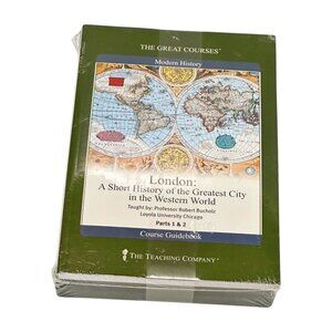 Great Courses London Short History Greatest City World Book & DVDS New